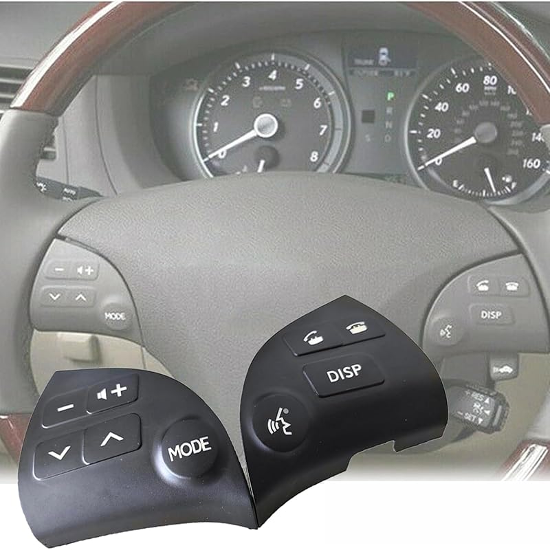 Botões de controle de volume do volante AUTOXBERT para Lexus ES350 2006–2012 – Par