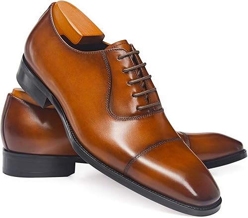 Miniatura 2 de Zapatos formales Oxford de vestir para hombre Zapatos de negocios de cuero para hombres