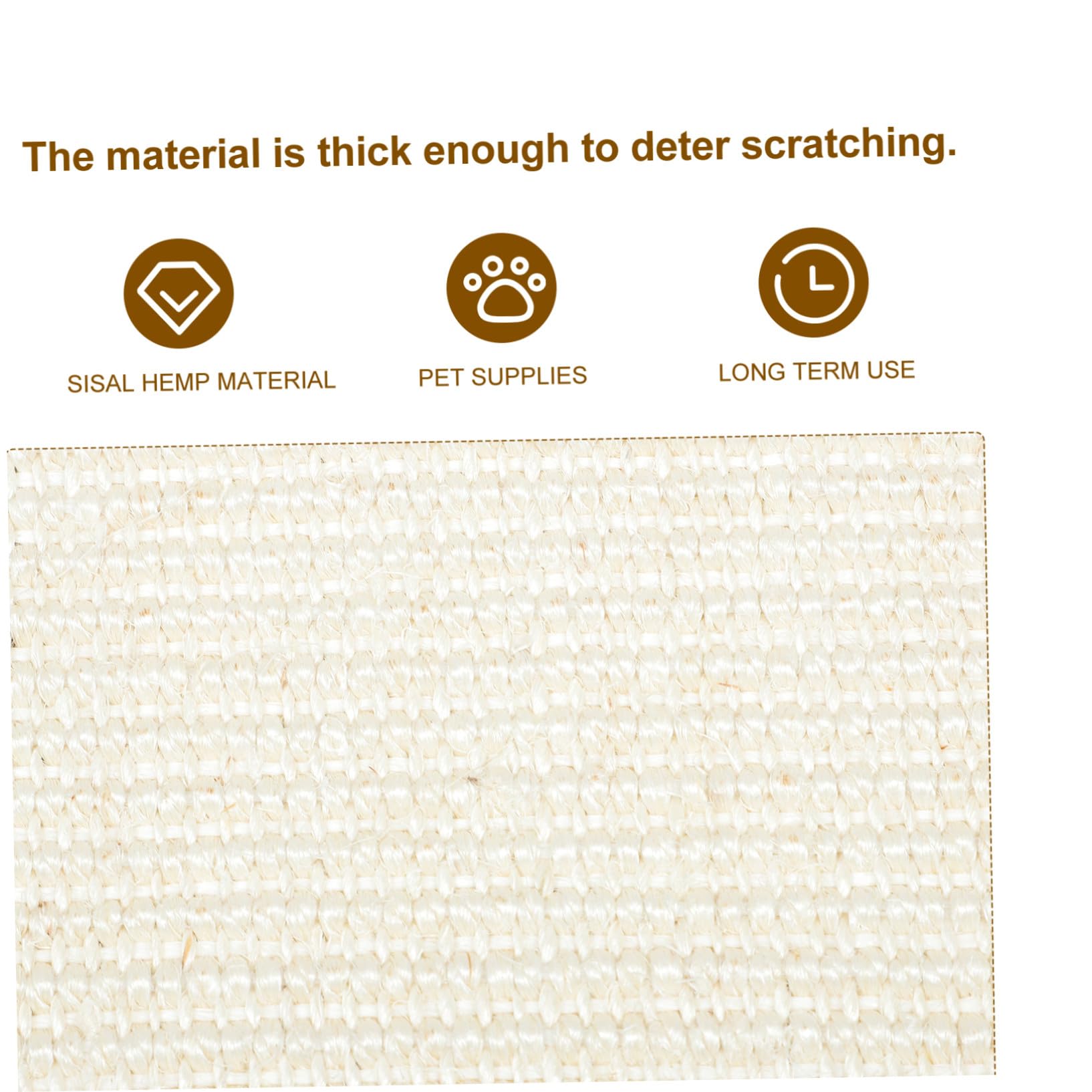 Protector contra Arañazos para Sofá Garra de Sisal, Cubierta Antirayaduras para Gatos, Adecuado para Sala o Tienda, Material Duradero y Entretenido
