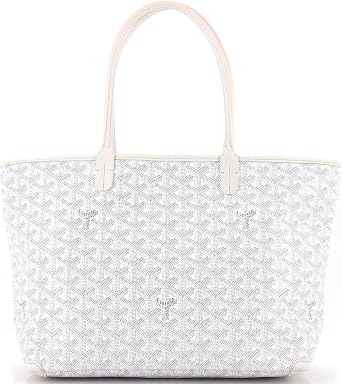 Pre-Loved Artois Tote Coated Canvas PM, White