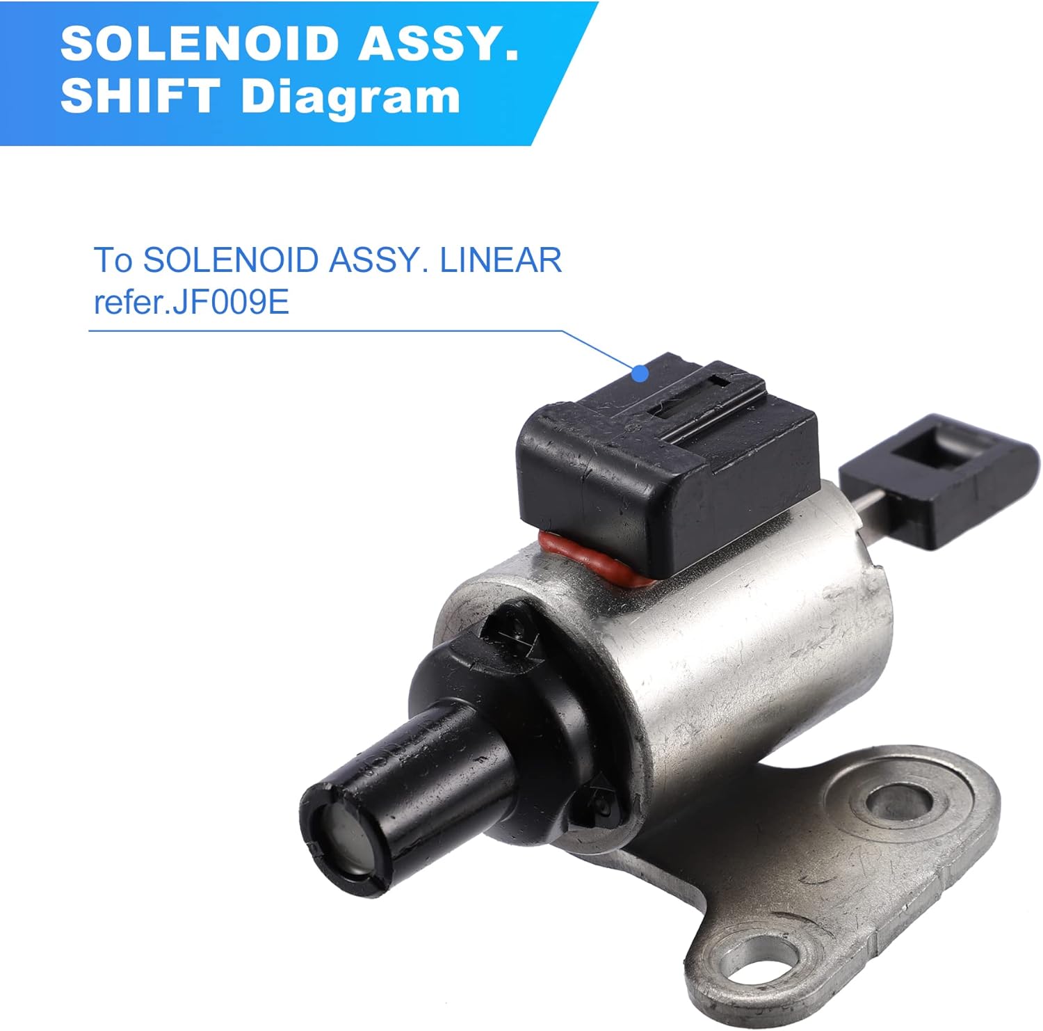 X AUTOHAUX JF009E Transmission Shift Solenoid for Nissan Cube 2009-2014 for Nissan Versa 2007-2012