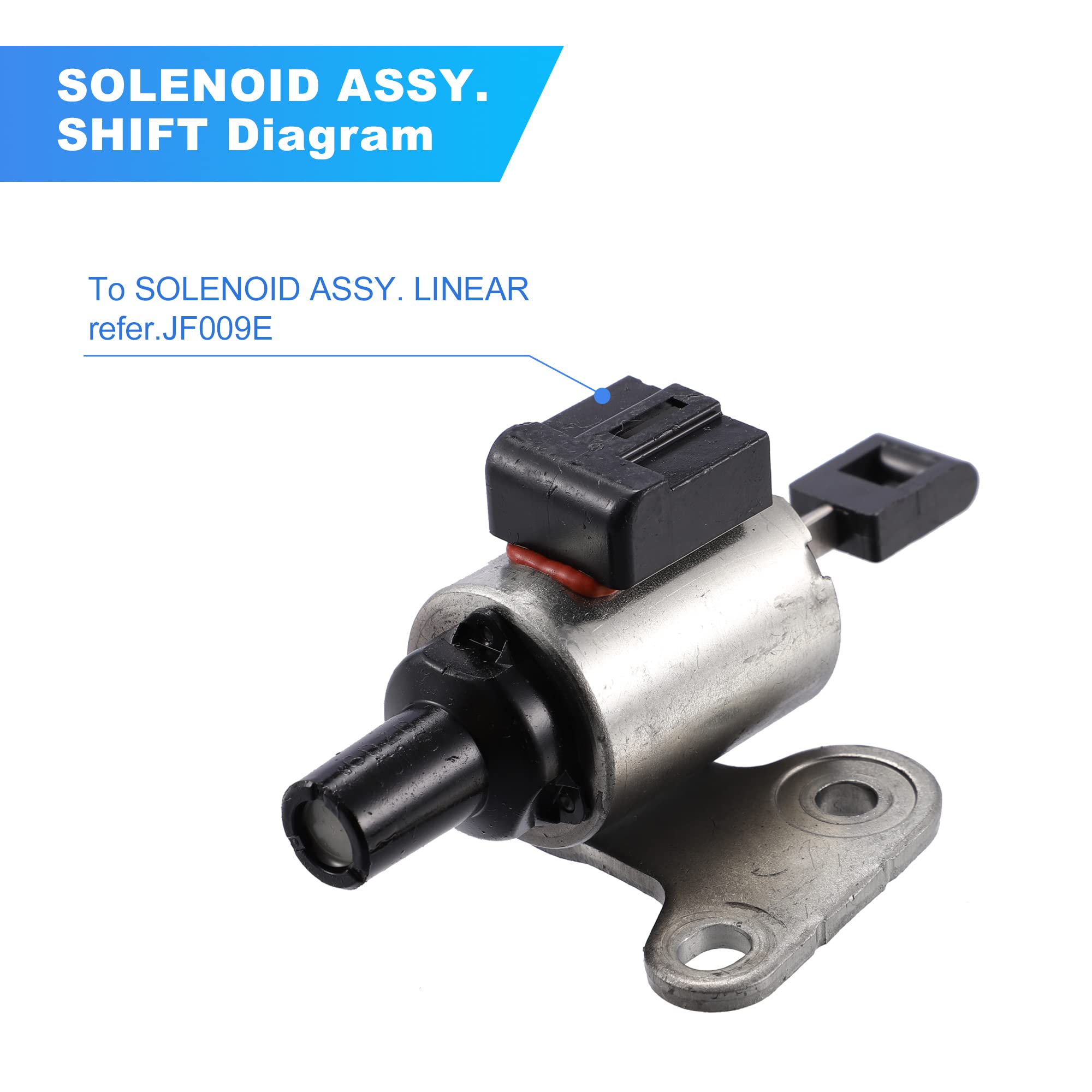 X AUTOHAUX JF009E Transmission Shift Solenoid for Nissan Cube 2009-2014 for Nissan Versa 2007-2012