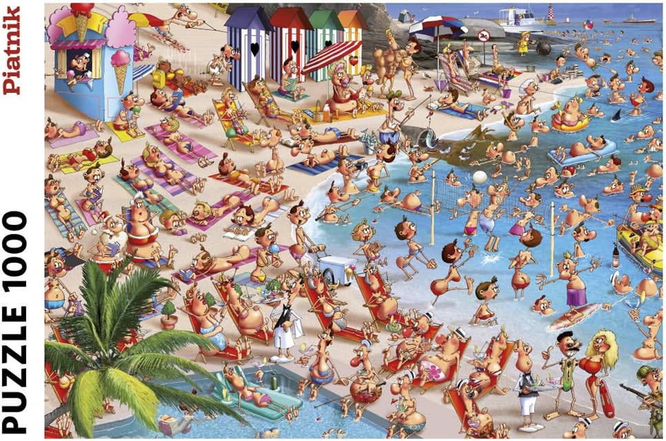Piatnik Beach 1000 Piece Francois Ruyer Jigsaw Puzzle