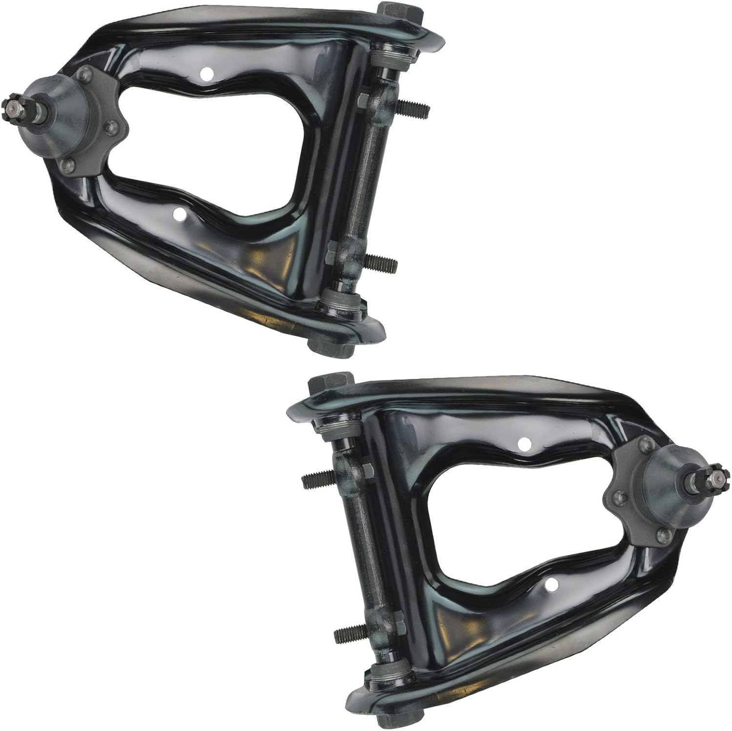 TRQ Front Upper Control Arm with Ball Joint Set Compatible with 1966-1970 Ford Fairlane Falcon 1970-1977 Maverick 1967-1973 Mustang 1971 Torino 1966-1967 Mercury Comet Cougar 1970-1971 Montego