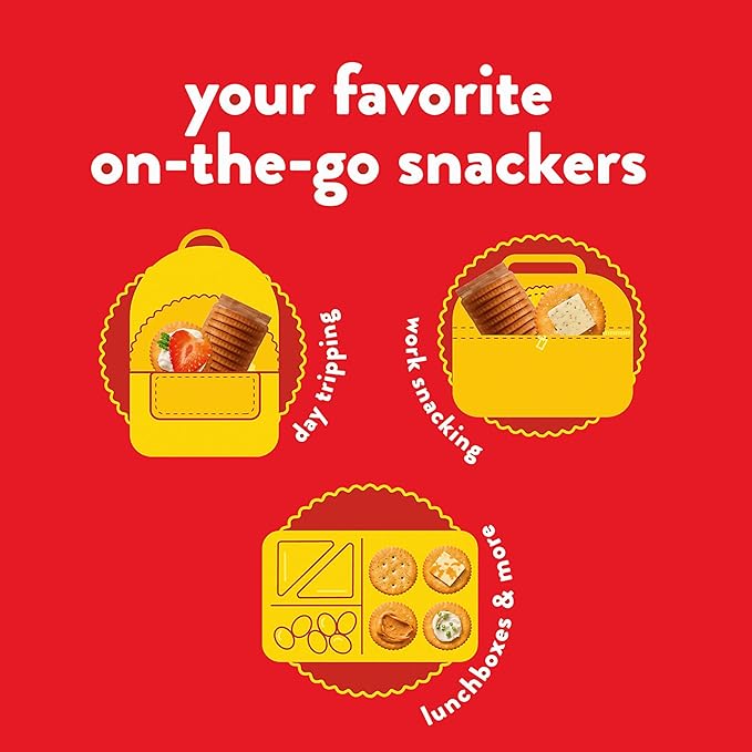 Galletas RITZ Fresh Stacks Sabor Cebolla Sabrosa, 6 Cajas (48 Paquetes) miniatura 9