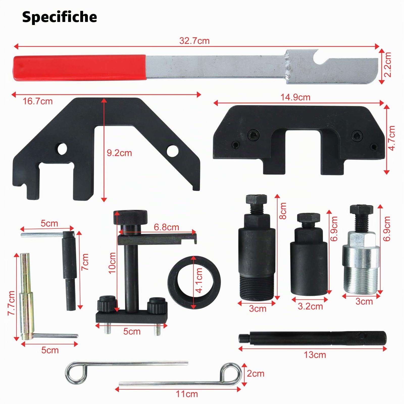 FreeTec Strumento di Regolazione del Motore per Albero a camme Compatibile con BMW M41 M47 M51 M57