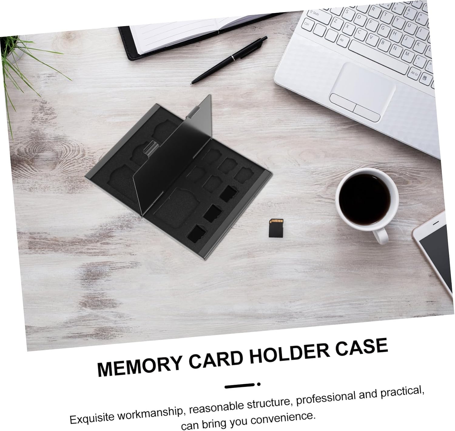 Memory Card Holder Case with Shock Protection Lightweight PP Organizer