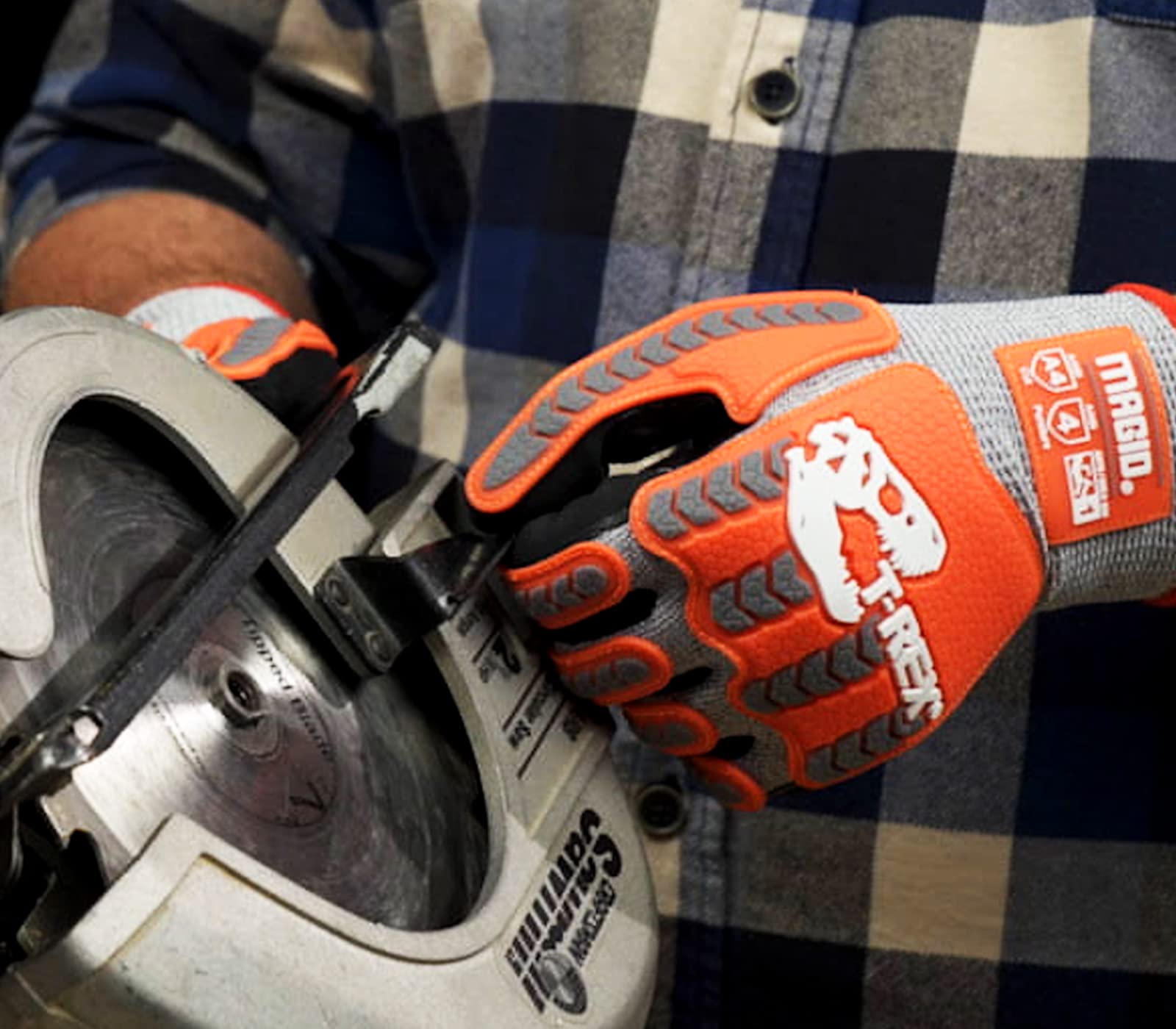 Guante de impacto multiusos de poliéster Magid Glove & Safety