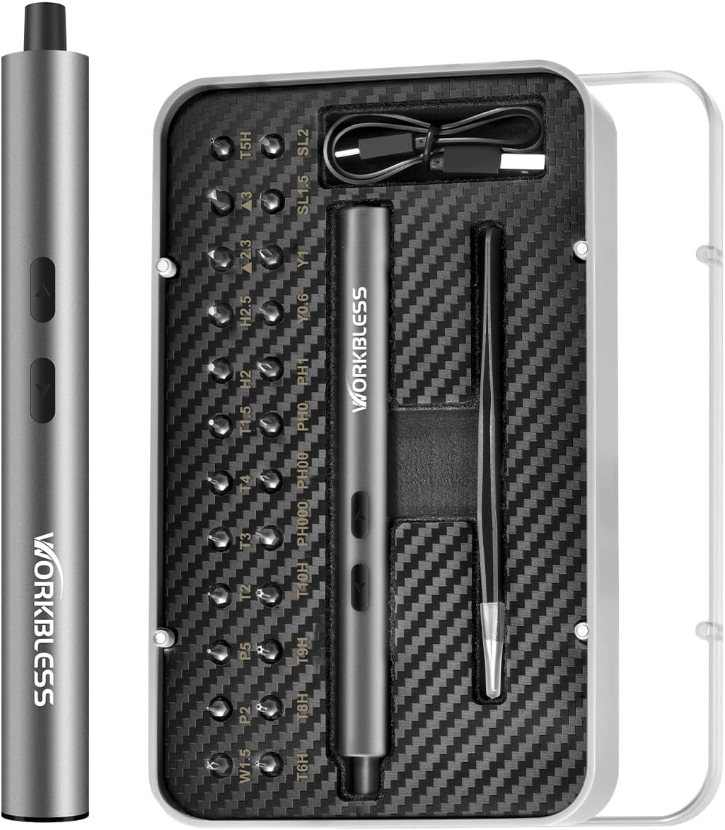 WorkBless 3.7V 24-in-1 Electric Precision Screwdriver
