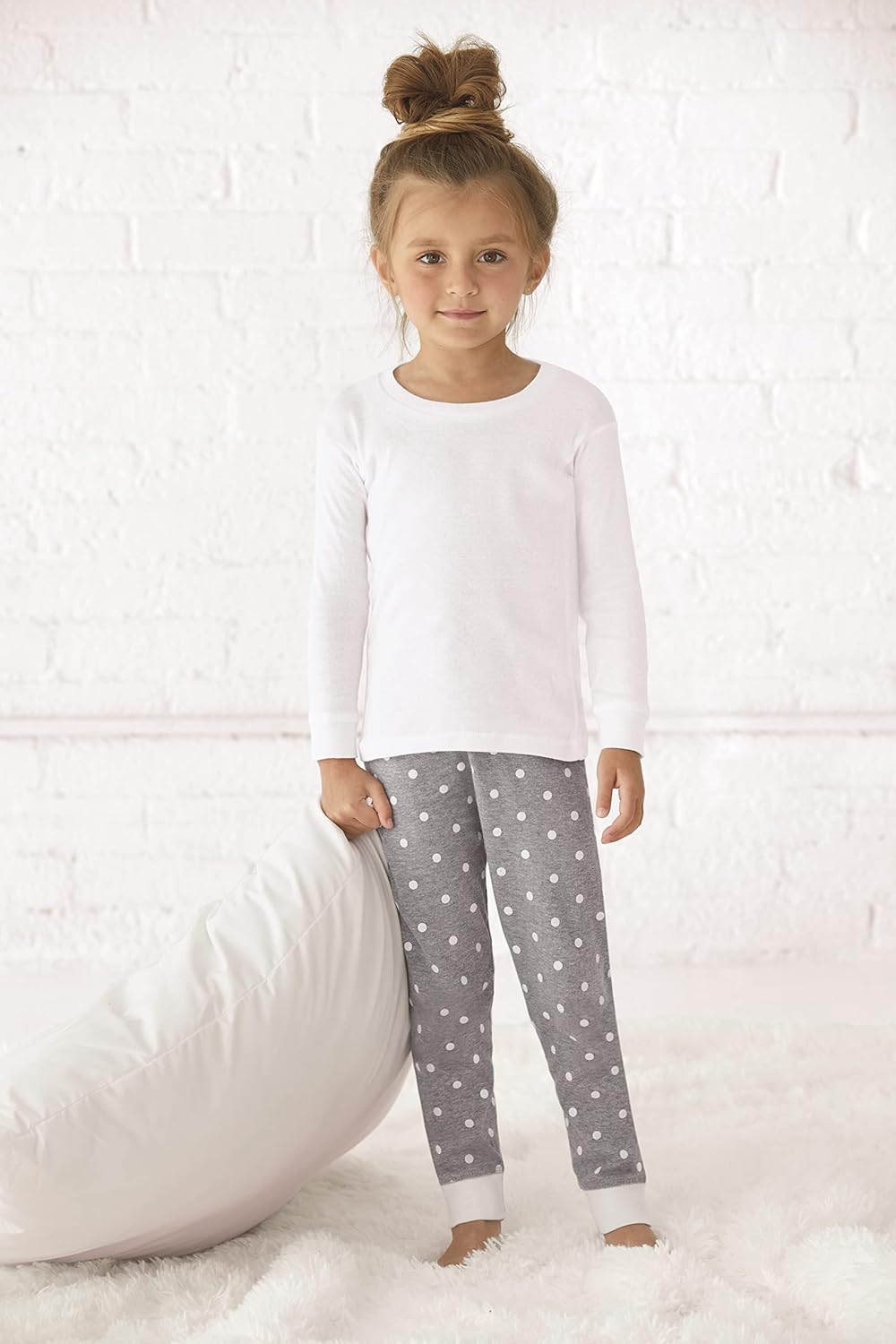 Baby Snug-Fit Rib Pajama Long Sleeve Crew Neck (101Z)