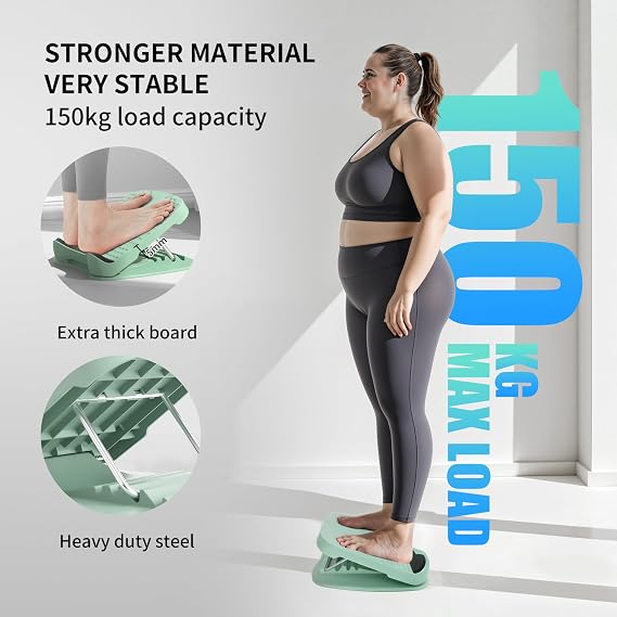 PROIRON Slant Board, Adjustable Calf Stretch Board, Thick Heel Pad for Comfort Stretching, Calf Stretcher Incline Board, Anti Slip Surface & Base for Safe Exercise, Ankle Heel Mobility, 10x10