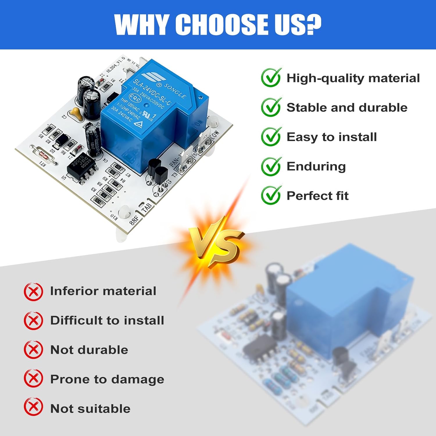 HQ1088977A1 Furnace Control Circuit Board Upgrade Version Replaceable With 1088977 Control Board