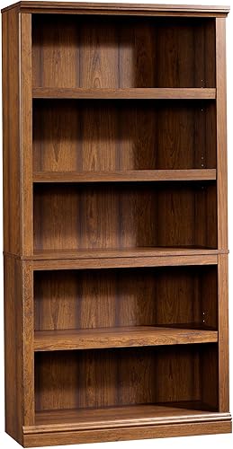 Miniatura 45 de Sauder - Estantería de almacenamiento con 5 repisas; largo: 35.28 pulgadas, ancho: 13.23 pulgadas, alto: 69.76 pulgadas, Lintel Oak Roble