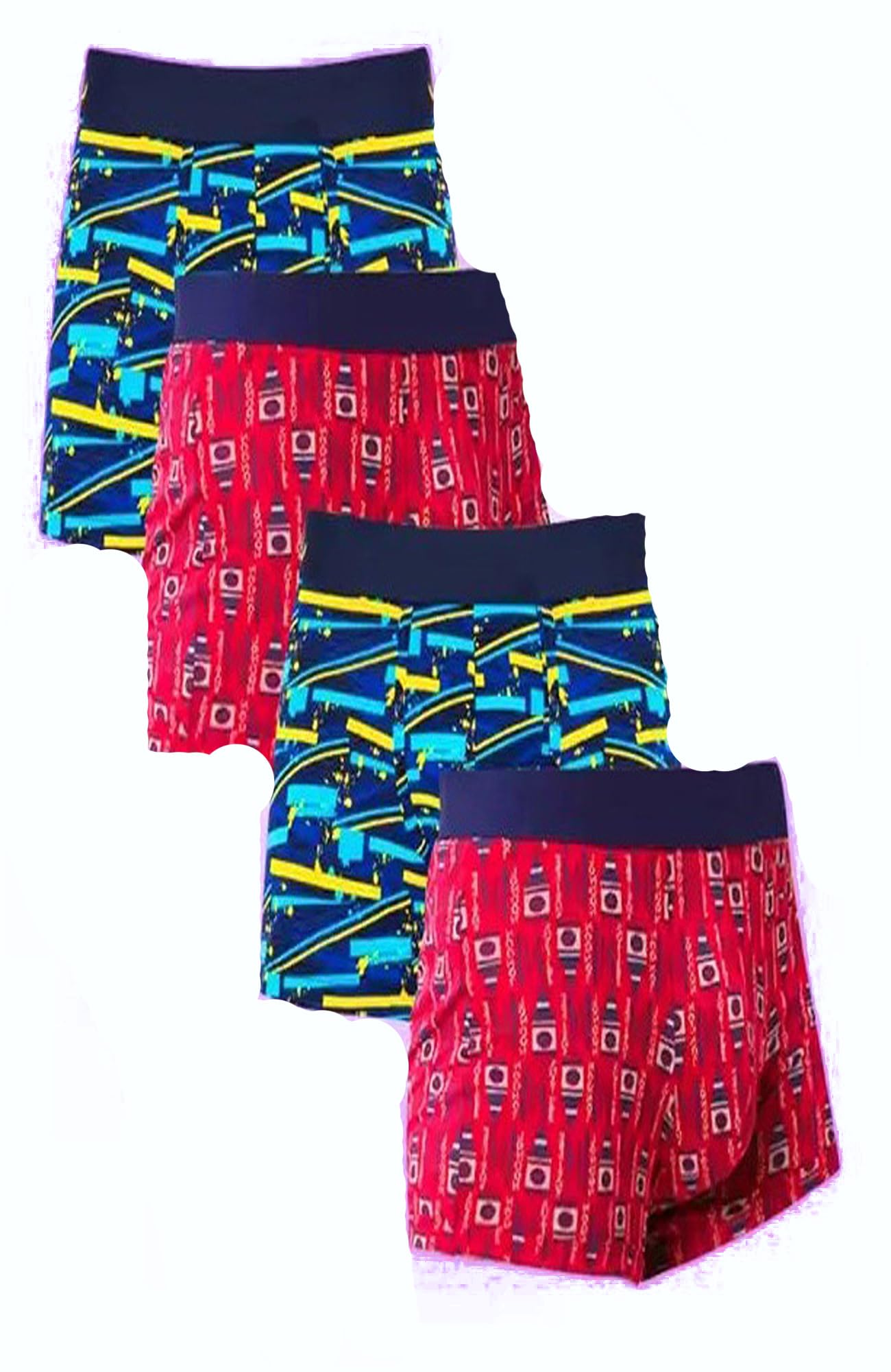 CAVENDRES 77JYTHR Printed Trunk (Pack of 4) Multicolour