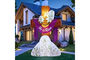 Shappy Huge Easter Cross Inflatable Decoration Outdoor Indoor
