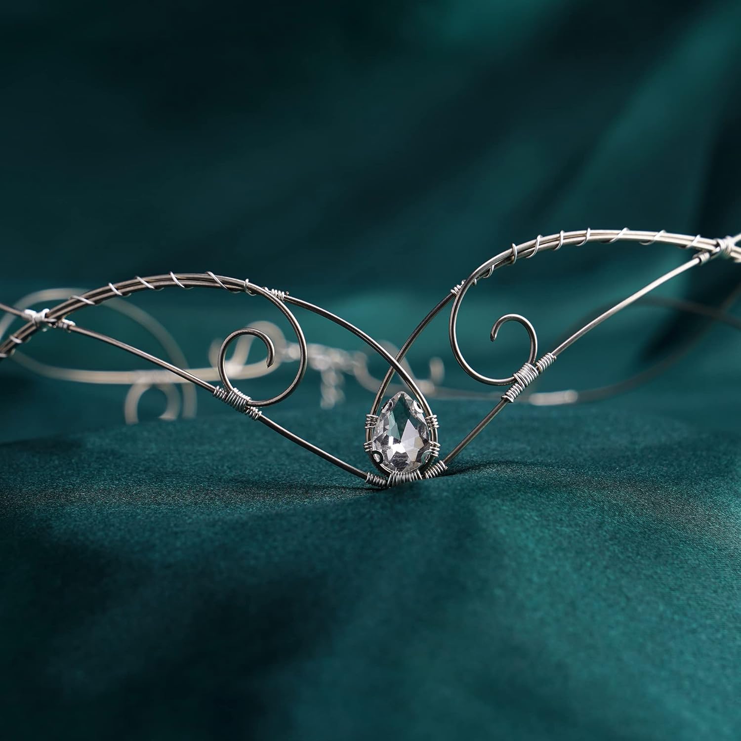 Handmade Cross Cosplay Crown Tiara Princess Circlet Headband Medieval Fairy Hair Accessory Wedding Costume headpiece - Image 9