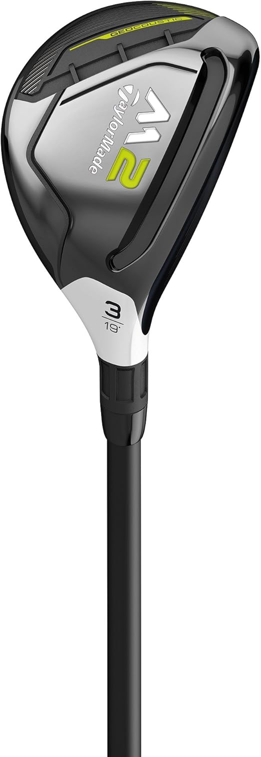 TaylorMade M2 Rescue Hybrid Golf Club, Graphite, Left Hand, Stiff, 4Hybrid (22Degrees