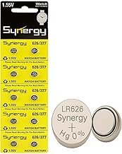 Exelent 10-Pack SR626SW Wrist Watch Battery Cell LRAGButton Batteries -1.5V Alkaline, Universal for Mens and Womens Small Analog Watches -364A, 376, 377A 377 Cell