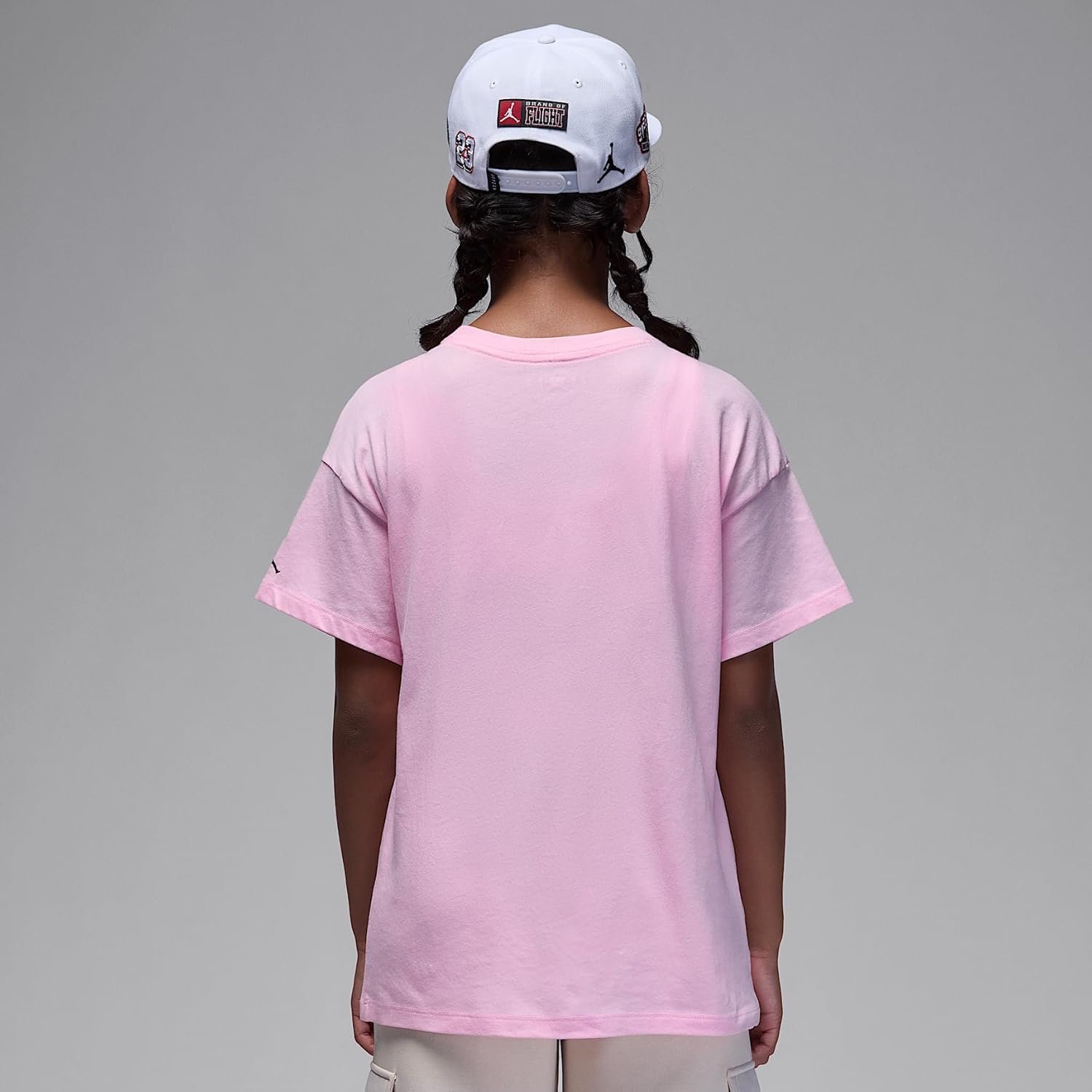 Jordan Jumpman Club Big Kids' T-Shirt (Medium Soft Pink)