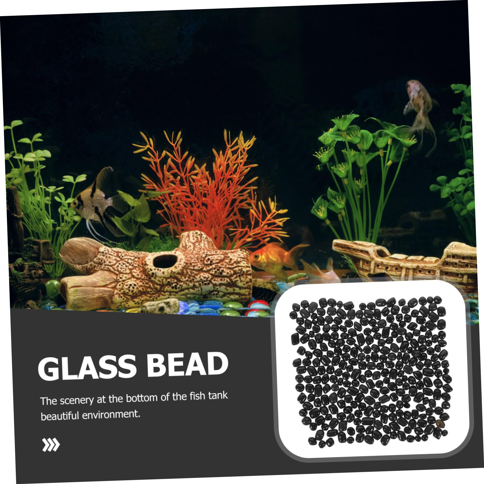 BESPORTBLE 2 Paquetes Pecera de Arena de Vidrio Rocas de Acuario Rocas de Rio para Acuario Arenas de pecera Piedra triturada Natural pecera USA Rocas peceras Fish Tank Grava Rocas para pecera