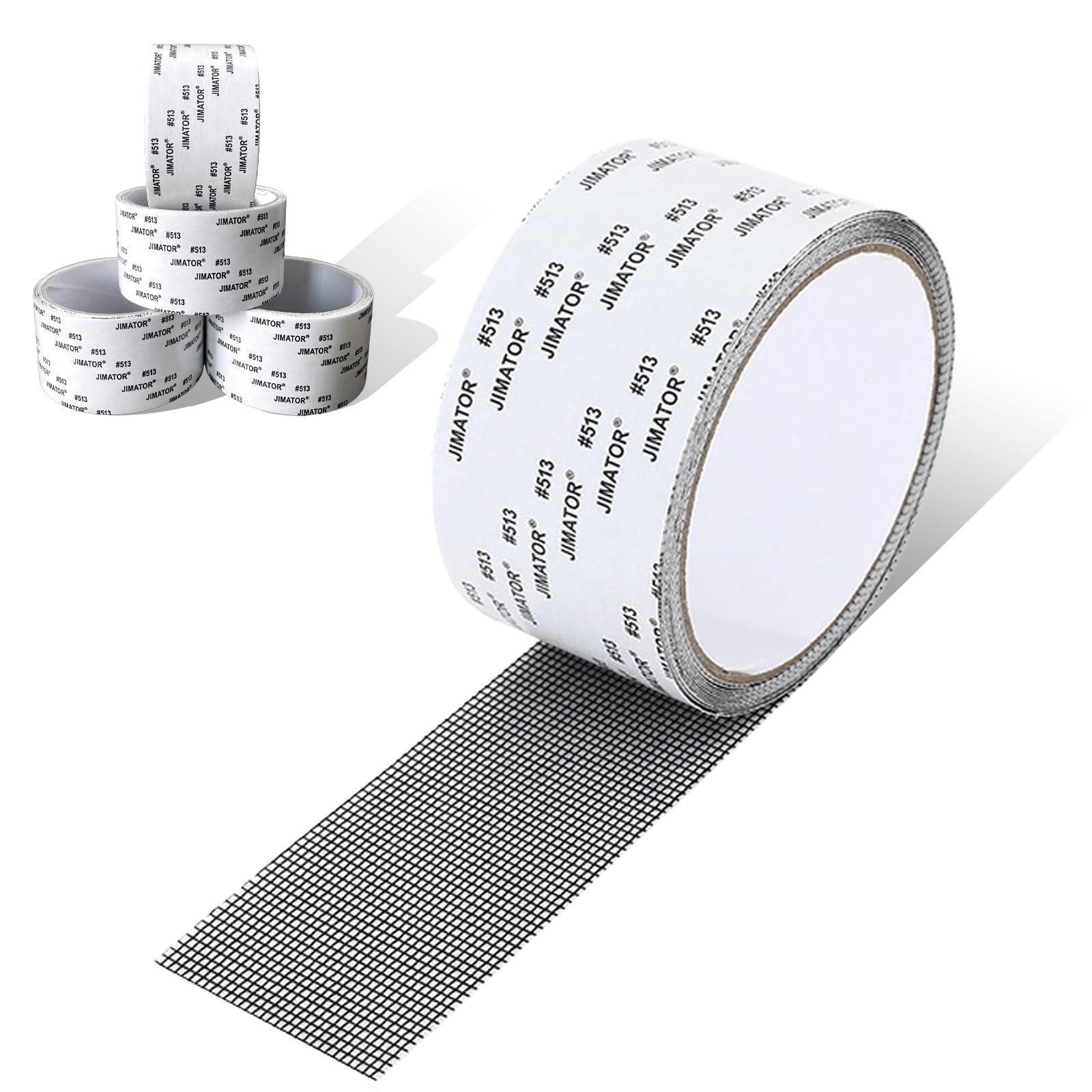 4 Rolls Grey Window Screen Repair Tape 2In X 6.5FT Heavy Duty Screen Repair Kit Powerful Adhesive For Patching Of Tears And Holes In Doors And Windows