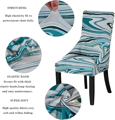 Miniatura 4 de Funda elástica para silla con respaldo de ala, sin brazos, antisuciedad, funda de sillón inclinada reutilizable, para comedor, banquete, decoración