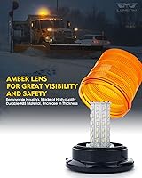 Vista 3 de LUMENIX 60 luces LED estroboscópicas para carretilla elevadora para camiones magnéticos/montaje de tornillo, remolque, vehículos de construcción