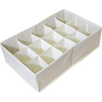 Yamazen YCS-A Divider Box, Width 8.3 x Depth 13.4 x Height 3.9 inches (21 x 34 x 10 cm), Clothes Storage, 15 Mass Type, Drawe