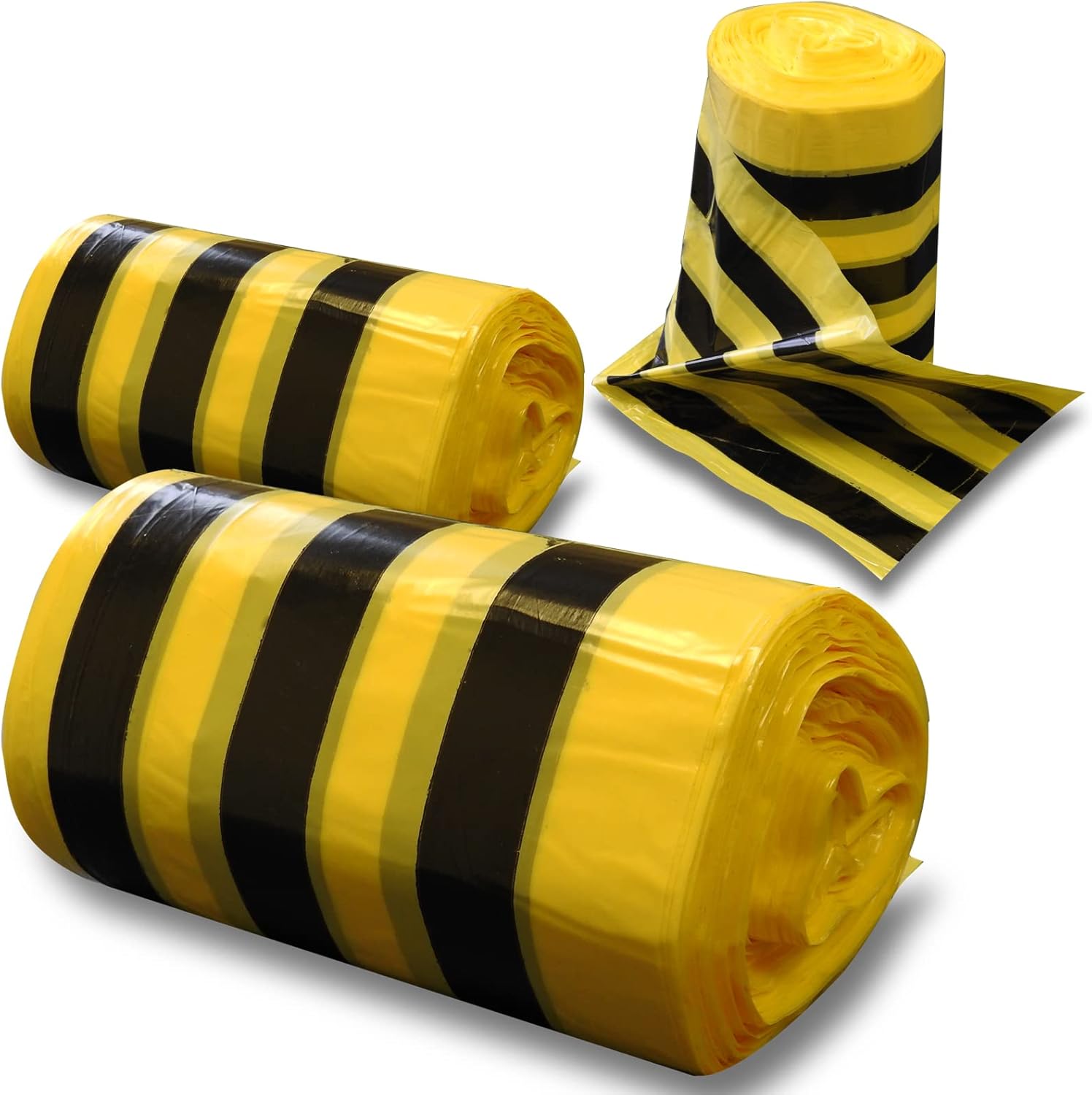 REGEN Biohazard Clinical Waste Disposal Tiger Stripe Sacks Bags (2