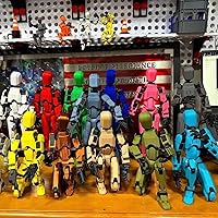 Vista 6 de Titan 13 Figura de acción, figuras de acción de robot de la suerte, figura de acción creativa impresa en 3D, figuras de acción multiarticuladas, 9