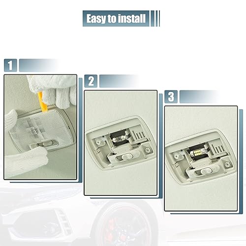 Miniatura 4 de X AUTOHAUX 2 unids interruptor de lámpara domo 34404-SDA-A21 34404-SDA-A22D3 924-798 techo mapa luz arriba luces para Honda CR-V Odyssey Accord