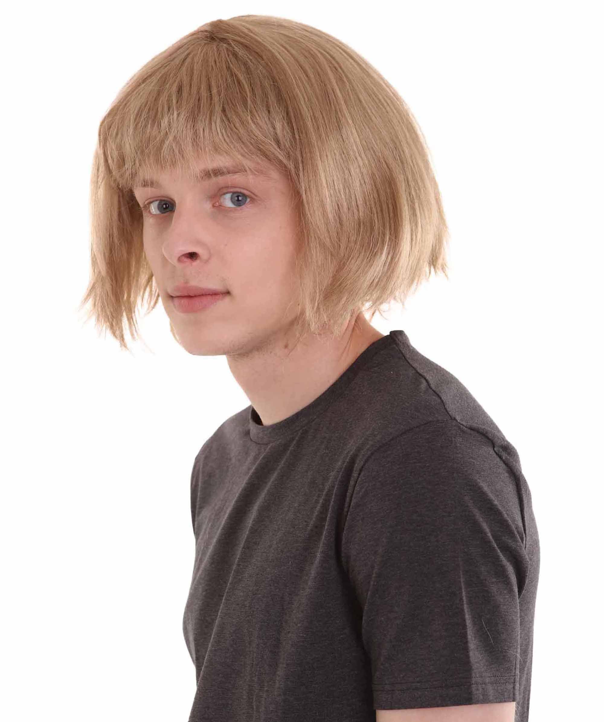 HPO Men's Adult Comedy TV/Movie Character Cosplay Wig in Blonde, Brown - Image 2