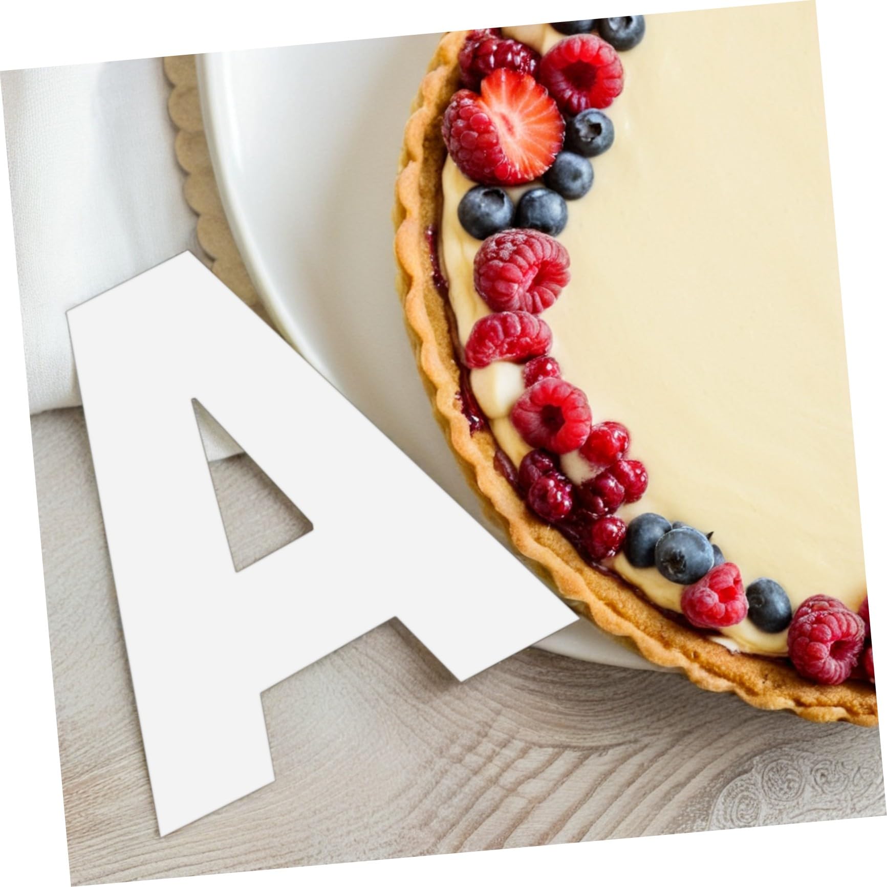 Milisten Moldes para Plantillas de Pastel DIY Números y Letras en Pet Blanco, Reutilizables y Antiadherentes, 37 Piezas para Bodas y Uso en Casa