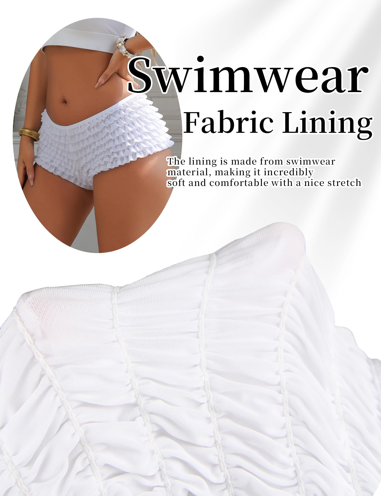Sexy outfit Falbany Bloomers dla kobiet wzburzone koronkowe spodenki mikro wielowarstwowe figi na festiwal Y2K kostium burleski seksowne stroje gorące spodnie Plus rozmiar, UK 10-20