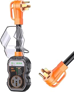 GAERGO 2026 𝐋𝐚𝐭𝐞𝐬𝐭 RV Surge Protector 50 Amp, High 18000J RV Circuit Analyzer, IP68 Weatherproof Heavy Duty RV Electrical Protection for Campers & Travel Trailers