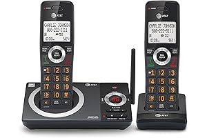 AT&T CL82219 DECT 6.0 Cordless Phone with Answering Machine for Enhanced Home Communication