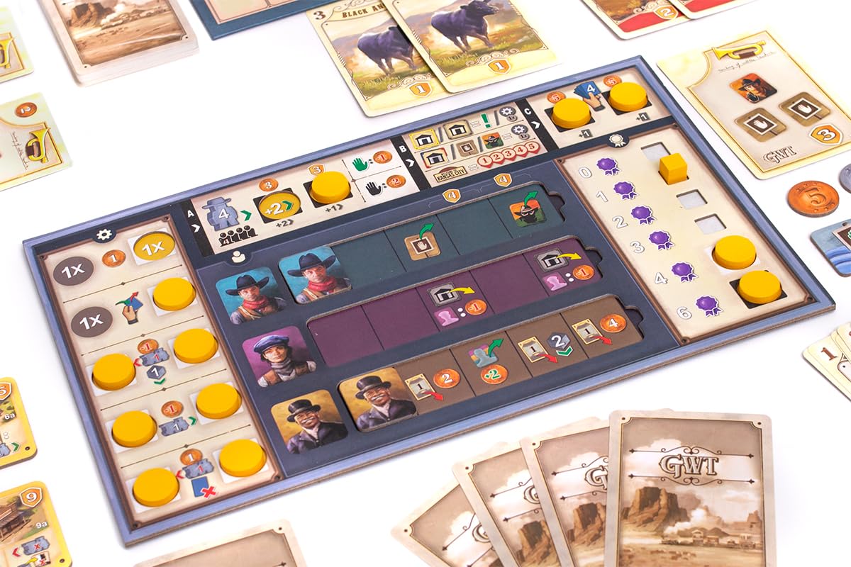 Rebel | Great Western Trail (druga edycja polska) | Gra planszowa | Wiek 12+ | 1-4 graczy | Czas gry 75+ min