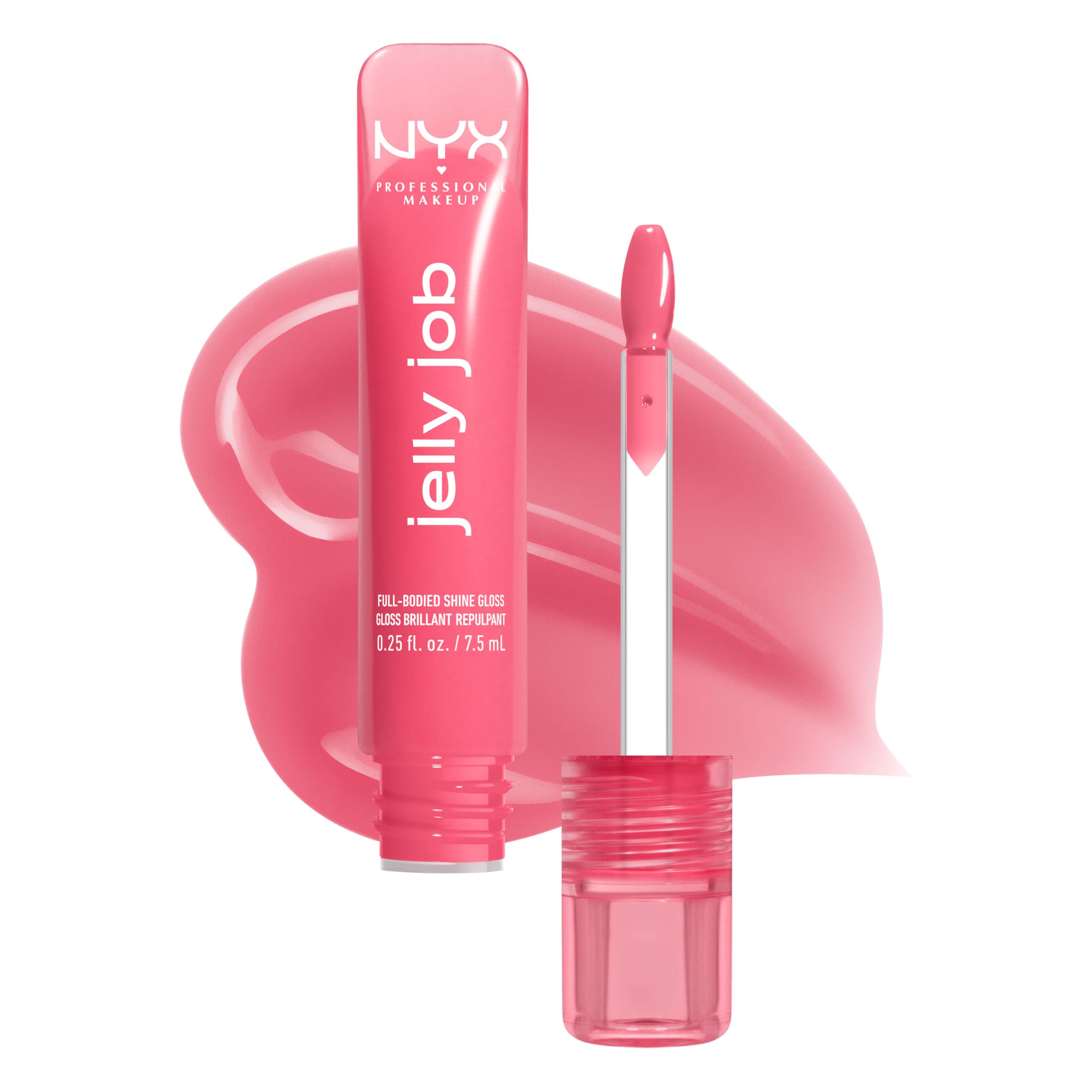NYX Professional Makeup Jelly Job Lip Gloss 8 ml, 16 Jelly Blushin