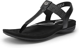 DREAM PAIRS Women's Arch Support Sandals Thong Sandals