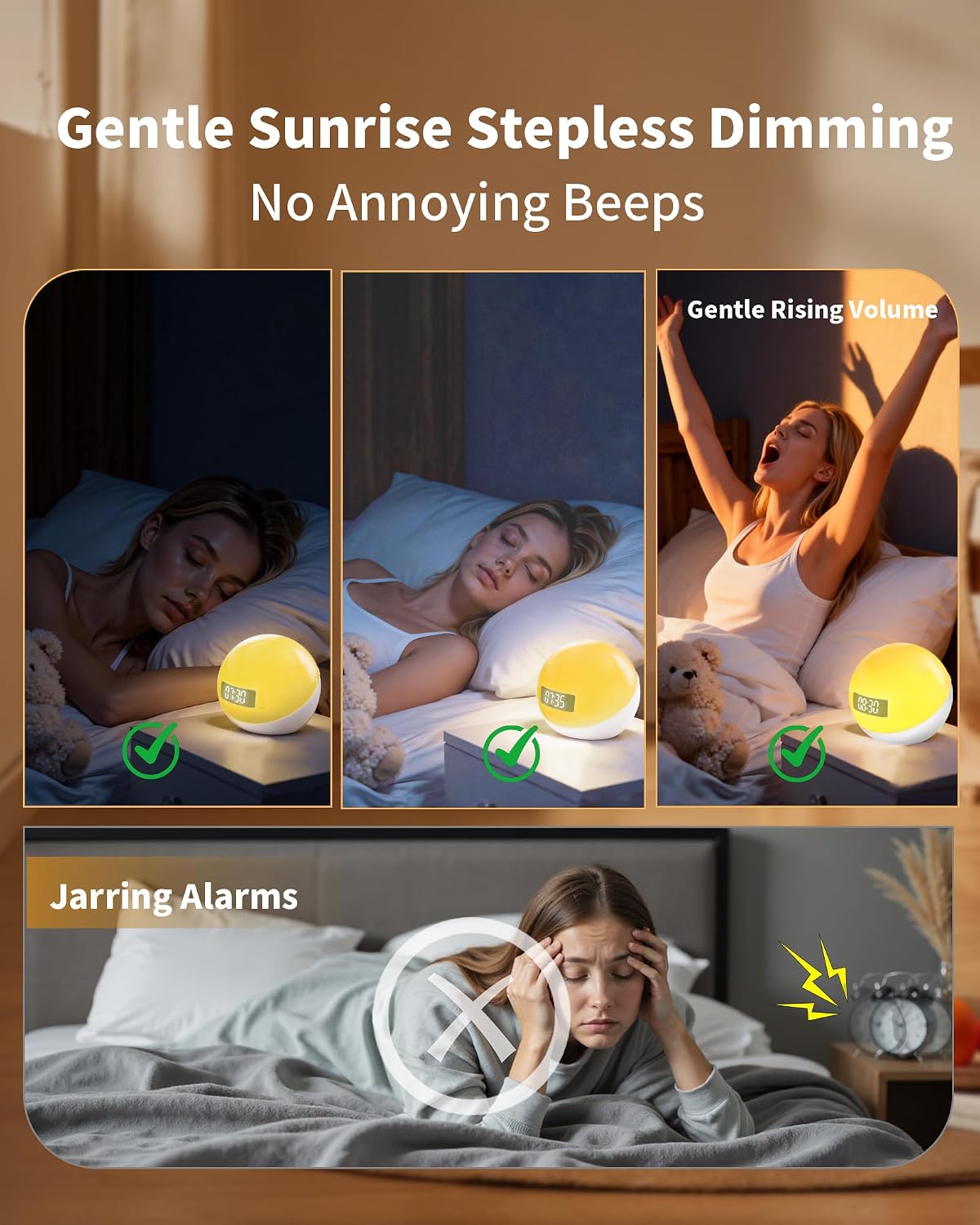 Multi-Function White Noise Sleep Sound Machine: Featuring Sunrise Simulation Alarm, Adjustable Night Light, and Variety of Soothing Sounds, Suitable for Adults, Children, and Nursery