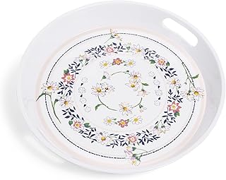 Vera Bradley Women's Indoor/Outdoor Melamine Tray, Prairie Floral, One Size