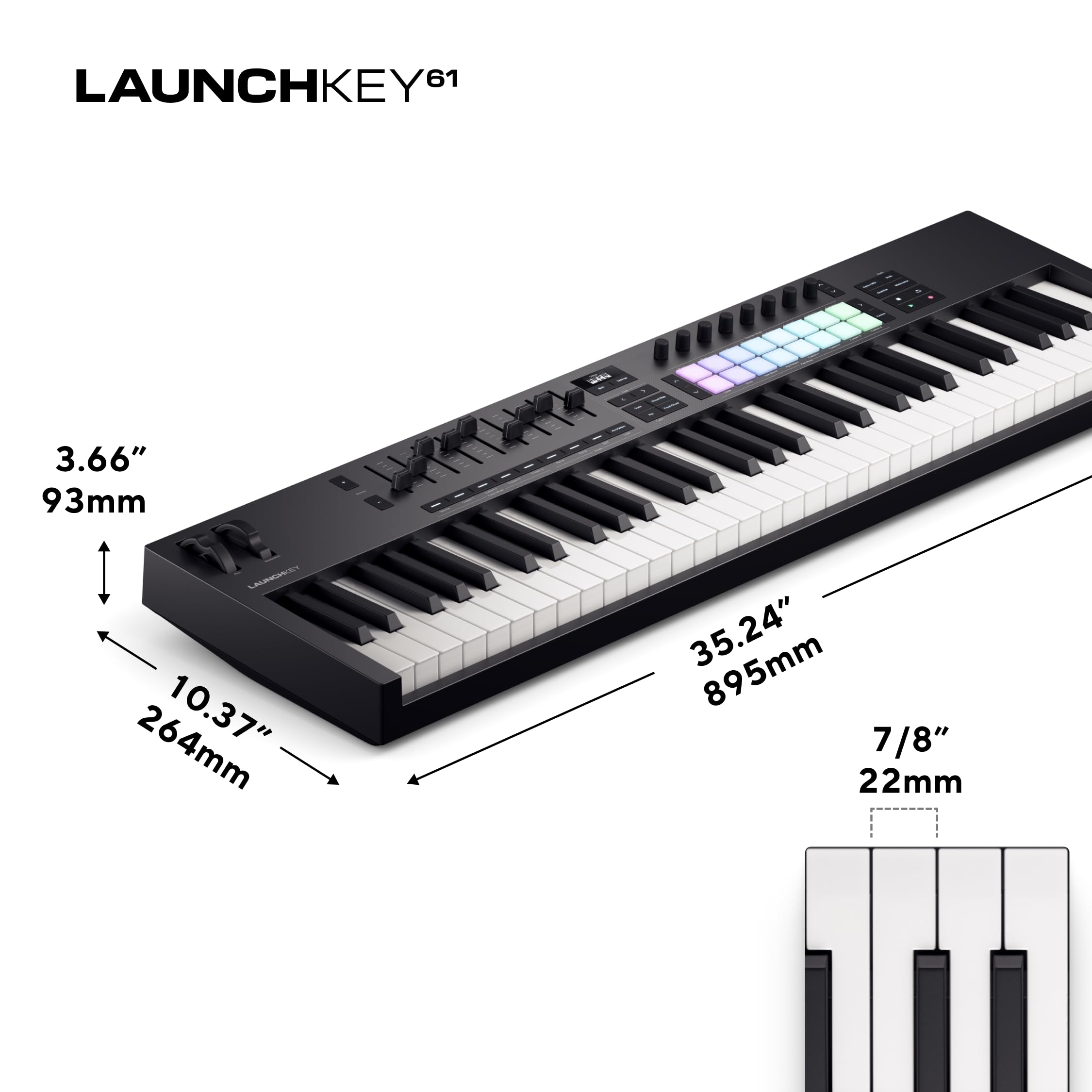 Amazon.com: Novation Launchkey 61 MK4 USB MIDI Keyboard Controller
