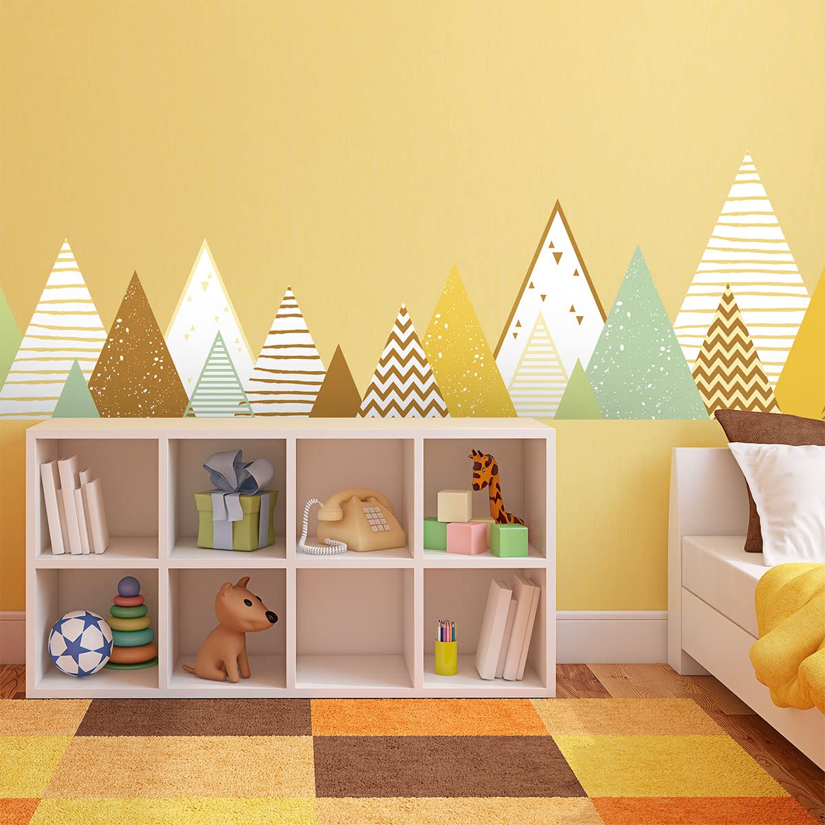 Ambiance Sticker s Murales Niños Decoración Habitación Bebé – Adhesivo de pared gigante | Miaka – 100 x 170 cm