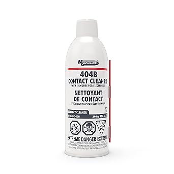 MG Chemicals - 404B-340G 404B Contact Cleaner with Electronic Grade Silicones, 340g (12 oz) Aerosol Can