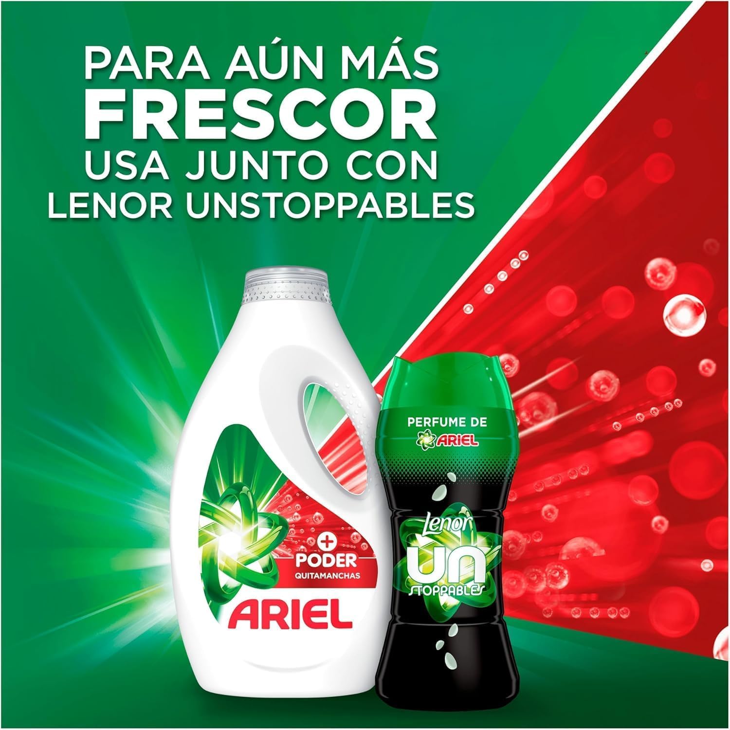 Ariel Detergente Lavadora Líquido 200 Lavados (4x50) | Jabón Quitamanchas Ropa | Limpieza Profunda y Máximo Poder Quitamanchas