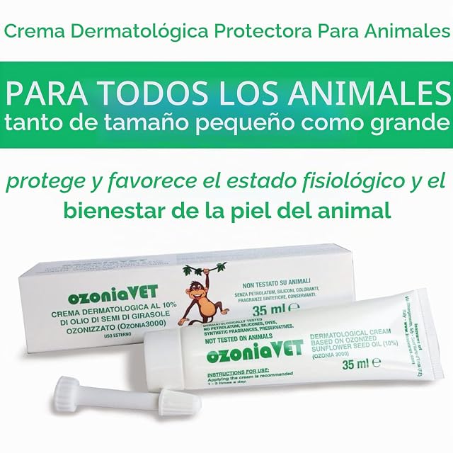 Foto 4 de 5 de iNNOVAres OzoniaVet Crema Ozono para el Cuidado de la Piel de los Animales - Alteraciones Cutáneas