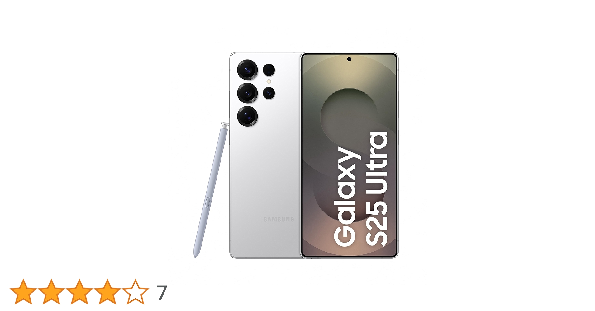 Samsung Galaxy S25 Ultra 5G (Titanium Whitesilver, 12GB RAM, 256GB