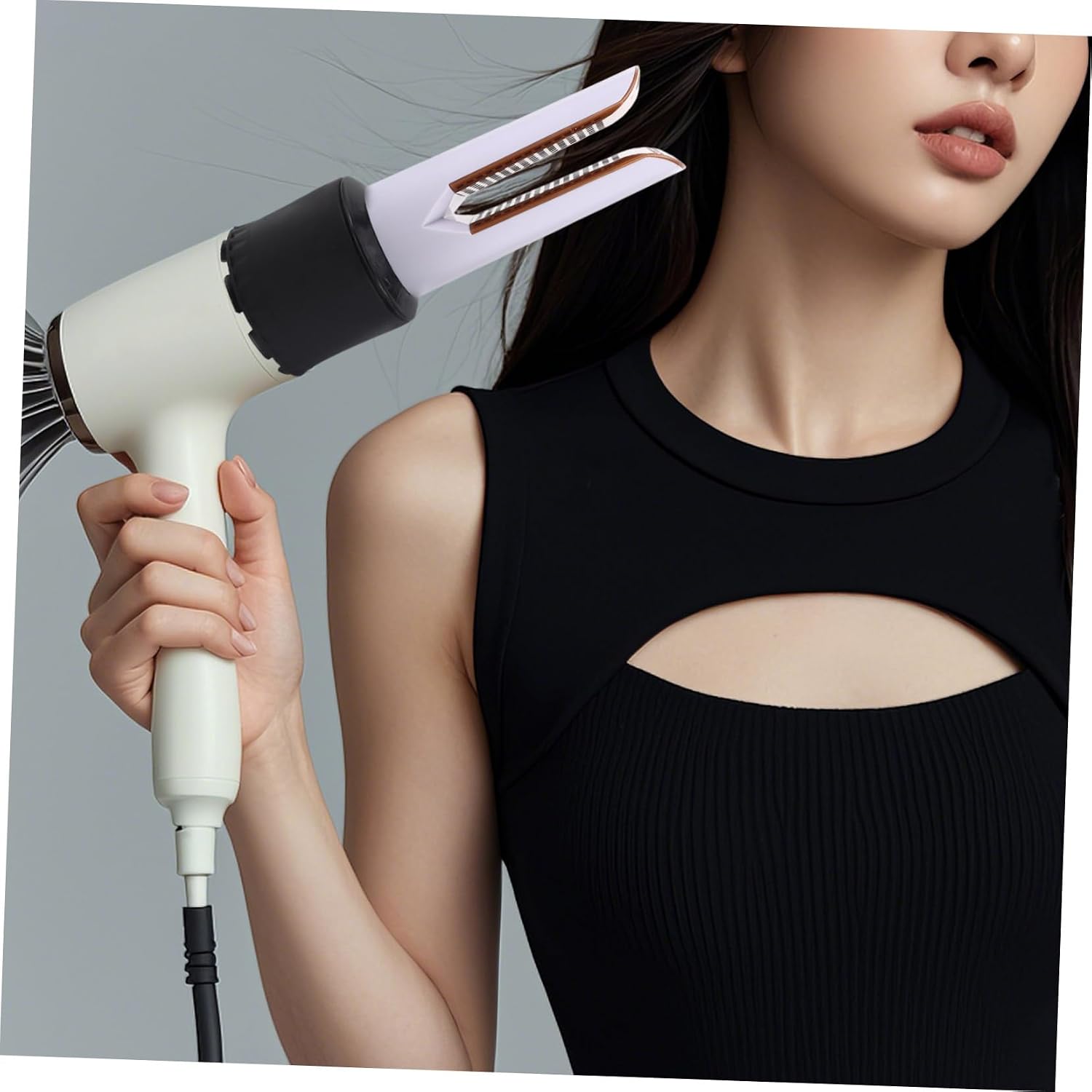 CALLARON 1set Hair Dryer Straightener Attachment Diffuser Nozzle for Blow Dryer Curly Hair Styling Tool