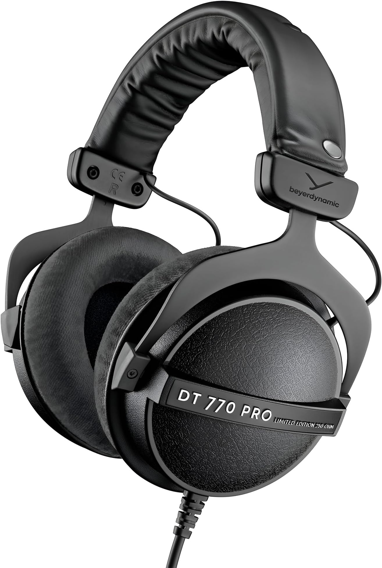 DT-770 Pro Studio Headphones - 250 Ohm, Black, Wired