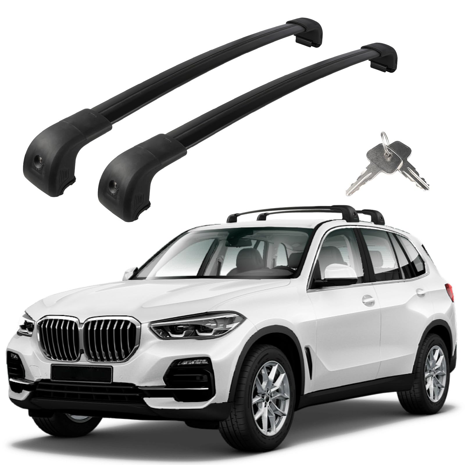 Koarigo 330LBS T-Slot Roof Rack Cross Bars